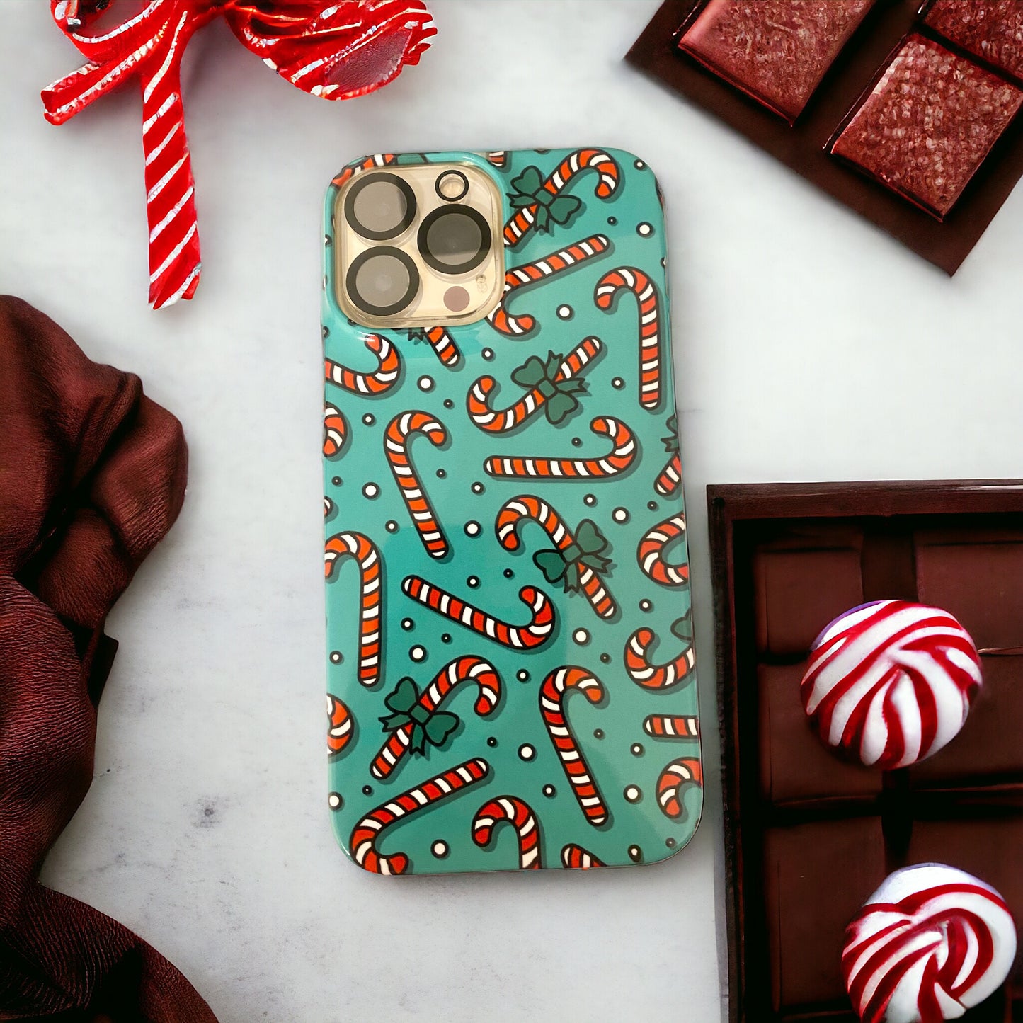 Candy Cane Cutie - Phone Case