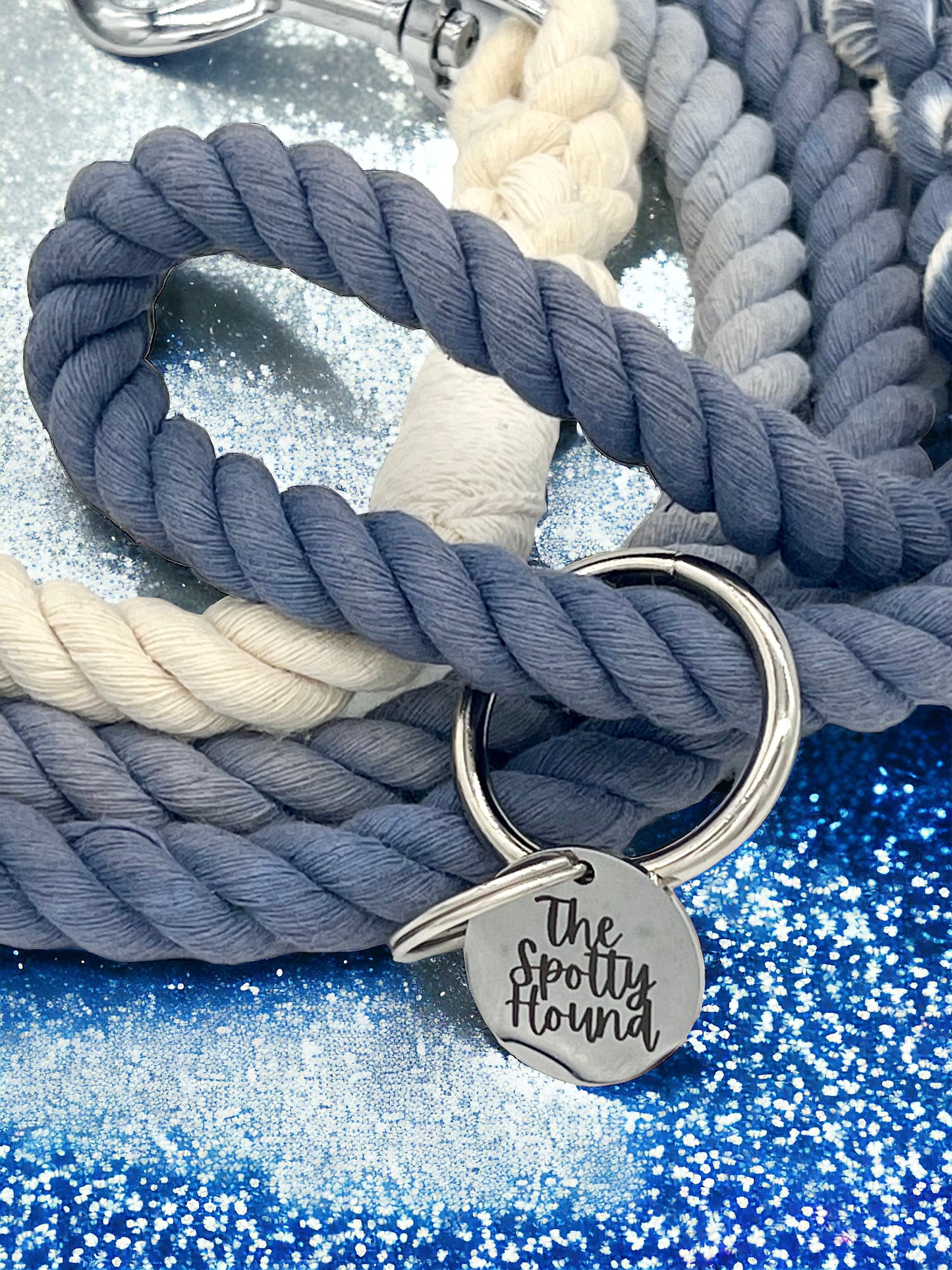 Royal Blue Ombre Rope Lead