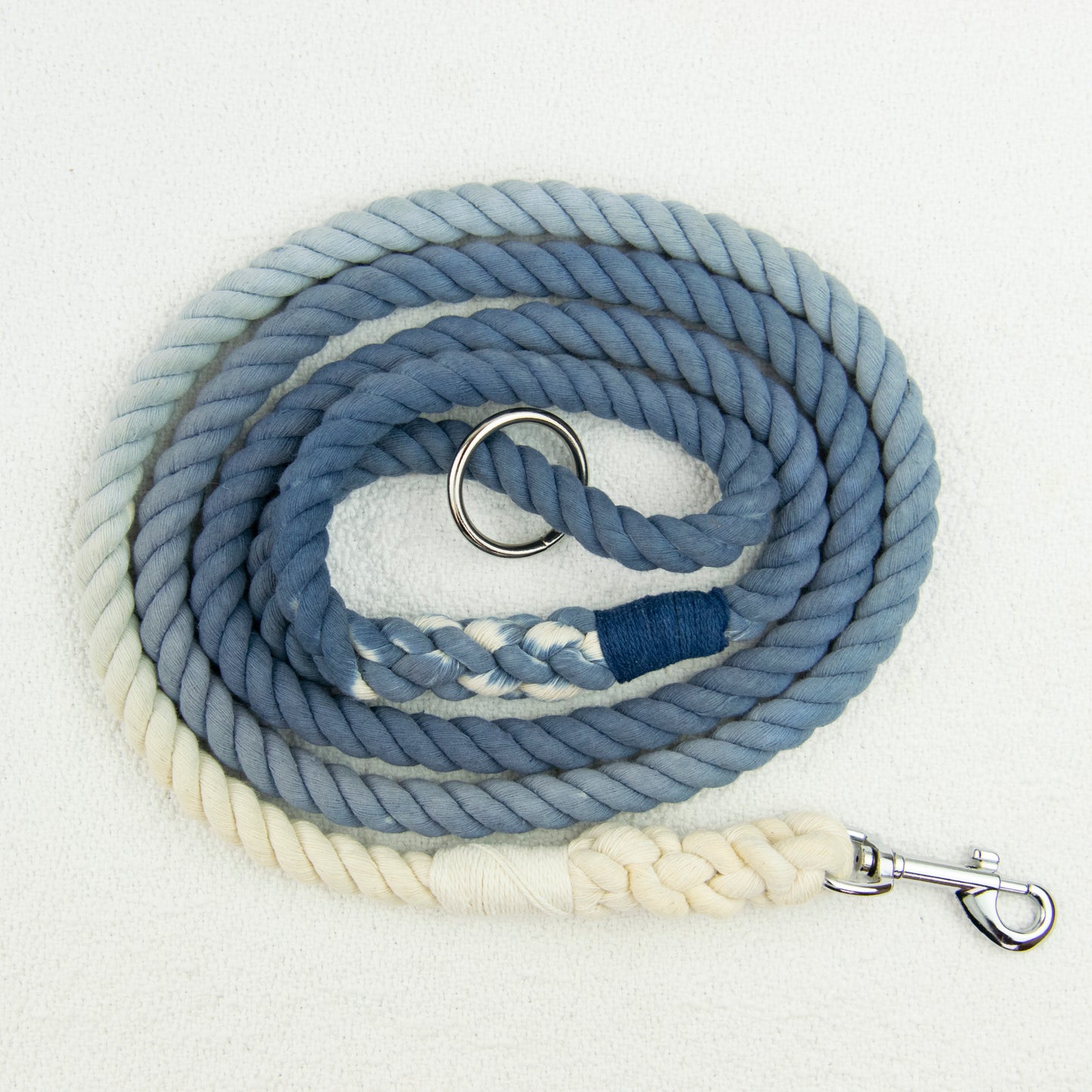 Royal Blue Ombre Rope Lead